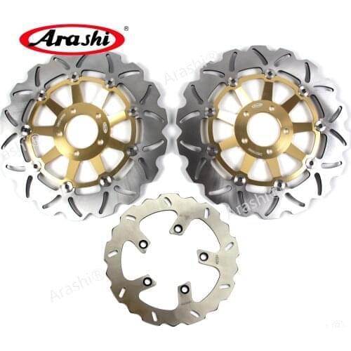 Arashi CNC Front Rotors Rear Brake Disc Set For KAWASAKI ZRX 1100 1999 2000 / ZRX S / ZRX R 1200 2001-2006 ZRX1200S ZRX1200R
