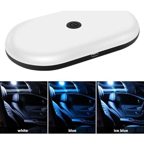 USB Rechargeable Magnetic Reading Lamp Flexible Touch Design Built-In Lithium Battery Night Light for Bedroom Bathroom Car