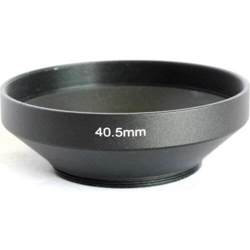 Metal Wide Angle Lens Hood for 40.5mm Filter Thread For 16-50 NEX-5T 5R A5000 A5100 A6000