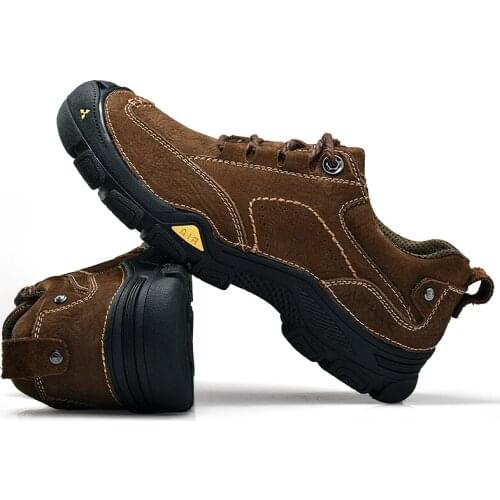 Hiking Shoes Walking Men Climbing Shoes Mountain Outdoor Sports Boots Non-Slip Breathable Hiking Sneakers