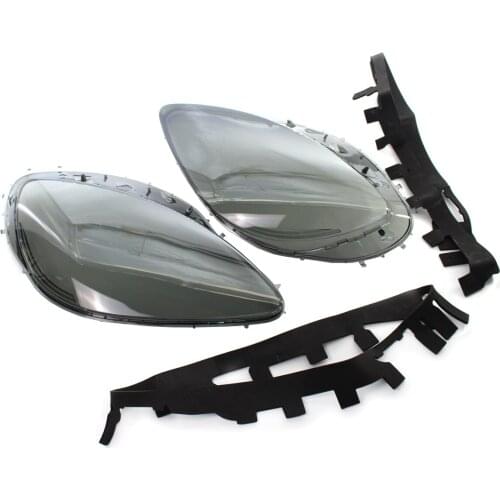 For Chevrolet Corvette C6 05-13 Headlight Headlamp Smoke Lens Cover With Gaskets