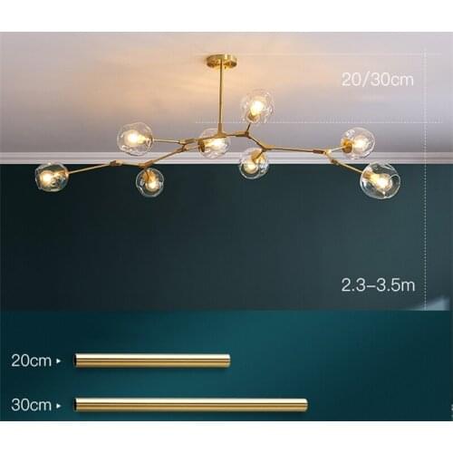 Nordic LED Pendant Lamps Loft Decoration LED Pendant Lights Bar Stair Dining Room Glass Shade Retro Hanging Lamp Fixtures