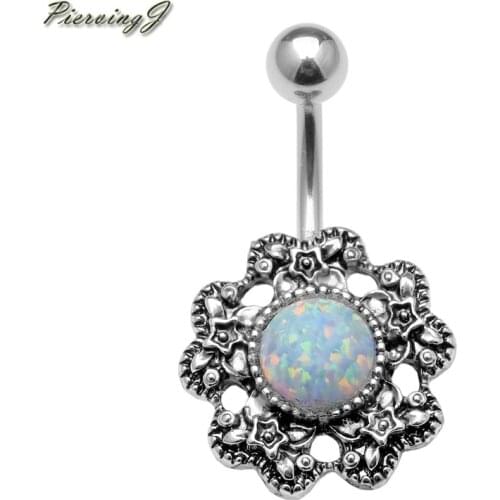 PiercingJ Belly Piercing follower Button Rings Bar Barbell Drop Dangle Navel Rings Ring Women Men Body Jewelry Accessories