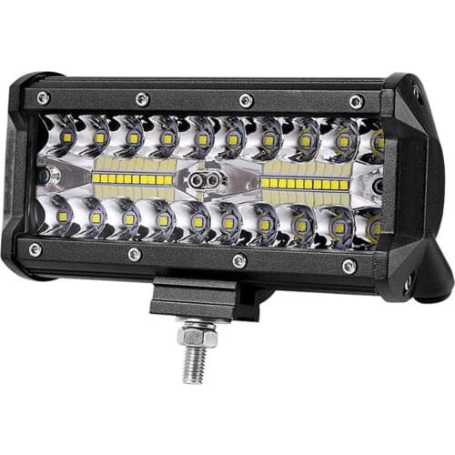7 Inch 120W Combo Led Light Bars Spot Flood Beam 4x4 Spot 12V 24V 4WD Barra LED Headlight For Auto Parts