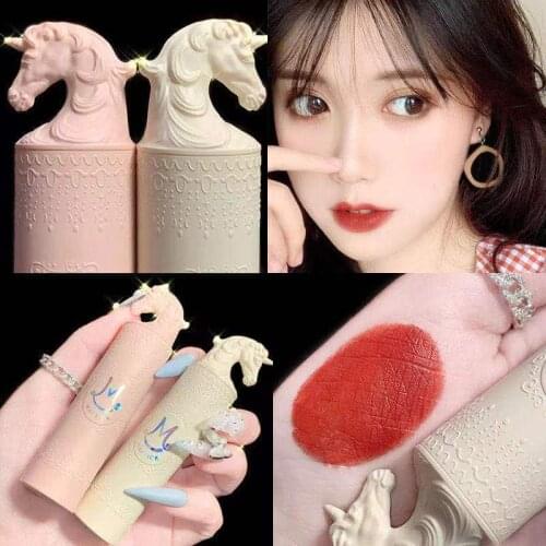 Moisturizer Smooth Silky Velvet Lipstick Waterproof Long Lasting Liquid Lip Stick Sexy Red Matte Lip Gloss Maquiagem Lip Tint