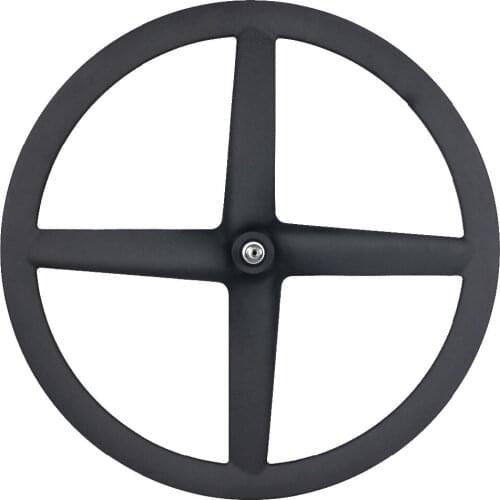 High qulality competitive price light weight carbon four/4 spokes bike wheels road V brake disc brake/track bicycle fixed gear