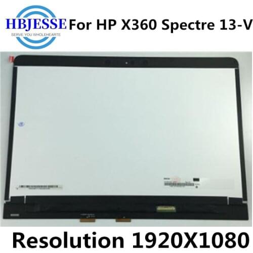 For HP X360 Spectre 13-V 13-v029tu 13-v026tu 13-v025tu 13-v024tu 13-v023tu LCD Display Screen Front Glass Assembly Non Touch FHD