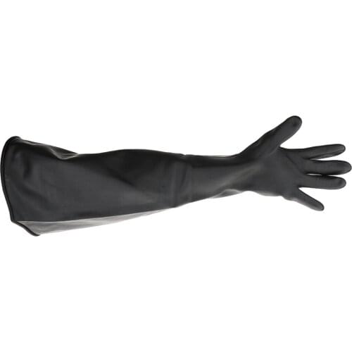 1 Pair Of 60cm Industrial Inert Gas Chemical Resistant Latex