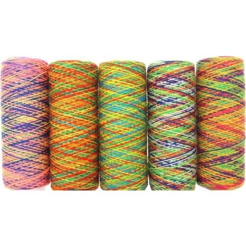 100PCS 110M Sewing Thread Hand Quilting Embroidery Rainbow Color Sewing Thread Home DIY Sewing Accessories Supplies Gifts
