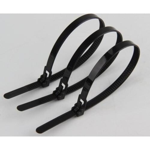 100Pcs 5*200/5*300/8*150/8*200/8*250/8*300/8*400/8*450/8*500MM Releasable Nylon Zip Ties Strap Cable Ties Reusable