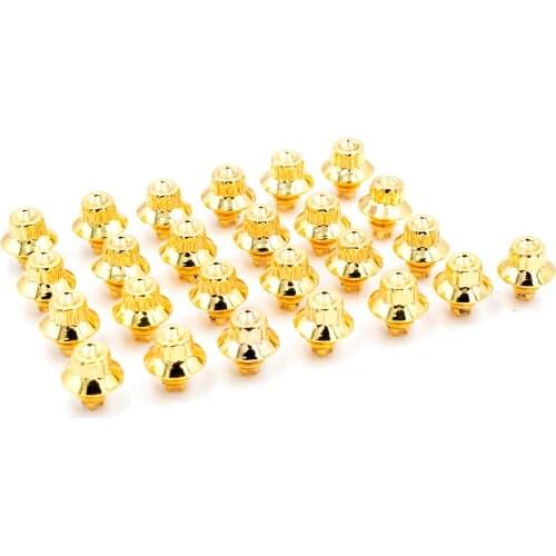 100pcsx13mm Universal Wheel Rivets Nuts Rims Studs Lip Replacement Decoration Auto Clips Rim Lip Decoration Gold D010 ABS