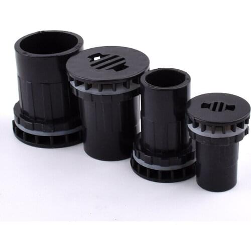2-10pcs 20/25/32/40/50mm Black PVC Direct Strong Drainage Connector Fish Tank Pool Aquarium Tank Drain Filter Joint Pipe Fitting