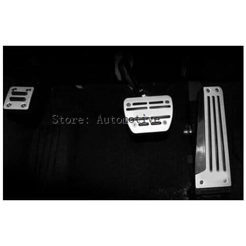 2 Model For Choice ! For INFINITI Q50 QX50 2014 - 2017 Fuel Brake Foot Rest Pedal Plate Cover Trim Molding A Set