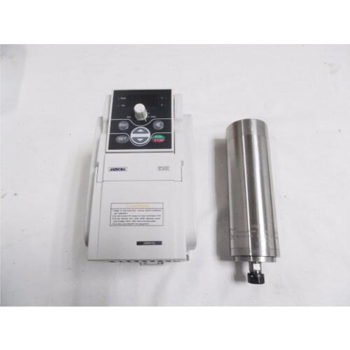 400W Natural Cooled AC110V Spindle Motor ER11 D=58mm & 1.5KW VFD Inverter CNC Kit GDZ400+E300-2S0015L