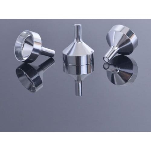 5PCS Mini Metal Funnel Small Mouth Liquid Oil Funnels 21x18mm Laboratory Supplies Dispensing Tools School Experimental Supplies