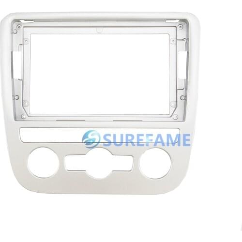 9 inch Car Fascia Radio Panel for 2009-2014 VOLKSWAGEN VW SCIROCCO (Auto A/C) Dash Kit Install Facia Console Bezel Adapter Trim