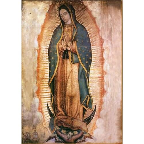 DIY Diamond Painting Mexico Guadalupe Virgin Mary cross stitch mosaic full squareround diamond embroidery rhinestone painting