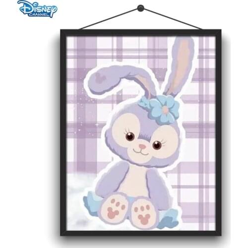 Disney 5D DIY Diamond Painting Star Dailu Rabbit Full Circle Diamond Embroidery Handicrafts Home Decoration Ornaments