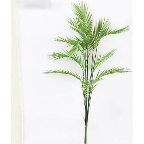 125cm 13Fork Artificial Palm Tree Tropical Palm Plants Large Plastic Tree Leaves Fake Monstera Leafs Home Autumn Decoration