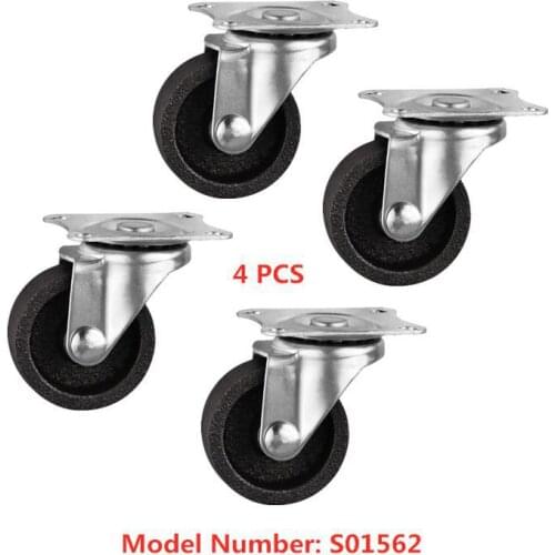 4 Pcs/Lot Casters 1.5 Inch Cast Iron Caster Diameter 4cm All Angle Wheel Height 5cm Furniture Factory Direct