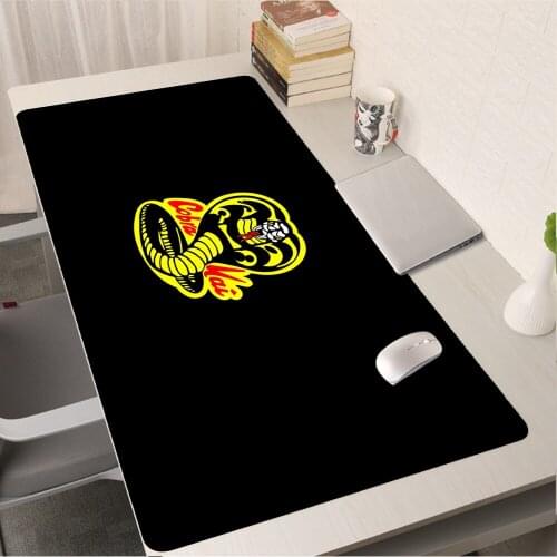 Laptop Gamer Rug Anime Mouse Pad Xl PC Gamer Cabinet huge Accessories Keyboard Mat Mausepad Mousepad Cobra Kai Season 3 Deskmat
