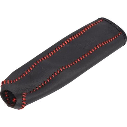 Leather Hand Brake Cover Protective Sleeve For Honda / Accord / Civic 8