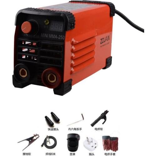 Mini MMA-250 Handheld Electric Welder 220V 20-250A Inverter ARC Welding Machine Tool