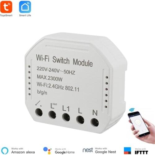 Alexa Support Smart Switch Module Smart Life App Control Timer Schedule Voice Control Via Google Home Support Smart Home