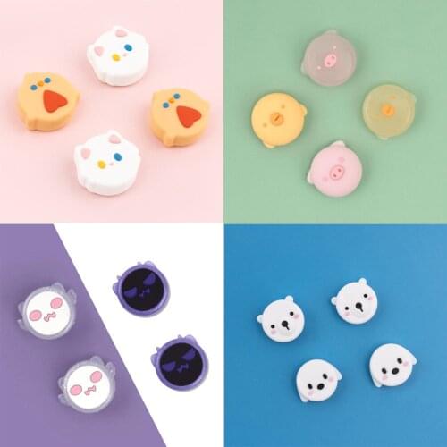 Cat Chick Soft Thumb Stick Grip Cap Joystick Protective Cover For Nintendo Switch NS Lite Joy-con Controller Thumbstick Case