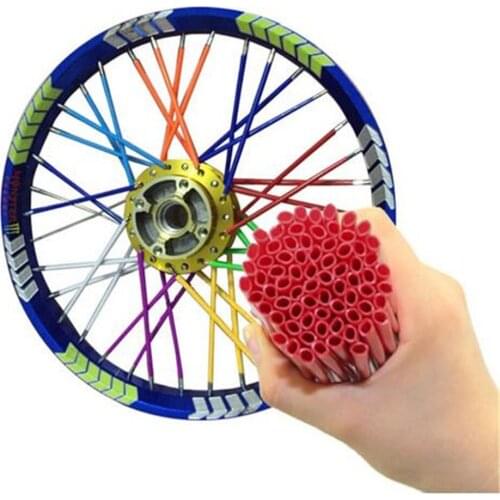 For Motocross Multi Wheel Rim Spoke Skin For HONDA 125 SUZUKI 250 YAMAHA 450 WR250 YZ YZF WR 250 KTM 150 KAWASAKI 500 KX 250 500