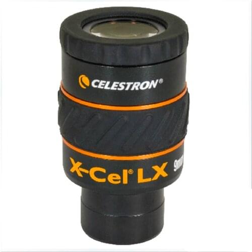 CELESTRON X-CEL LX 9 MM EYEPIECE Field of 60 View Six-element Fully Multi-coated Lens One Piece Eyepiece