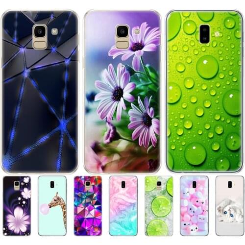 For Samsung J6 2018 Case EU J600 J600F SM-J600F Soft TPU Cover For Samsung Galaxy J6Plus 2018 J6+ J 6 Plus J610 J610F silicon