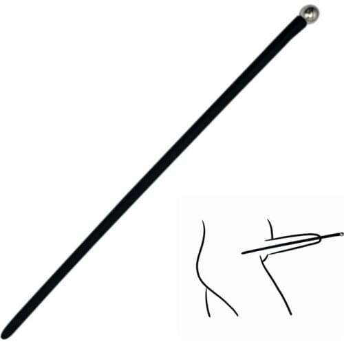 Special design silicone Metal head water flowing man penis plug stick catheter urethral sound dilators male sex toys