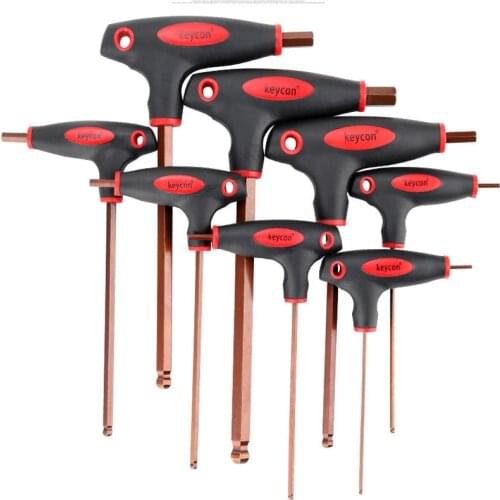 Lengthen Allen Key Hex Wrench T-Handle S2 Alloy Ball Head Hex Socket Screwdriver Multi-angle Allen Screwdriver Set Tools New