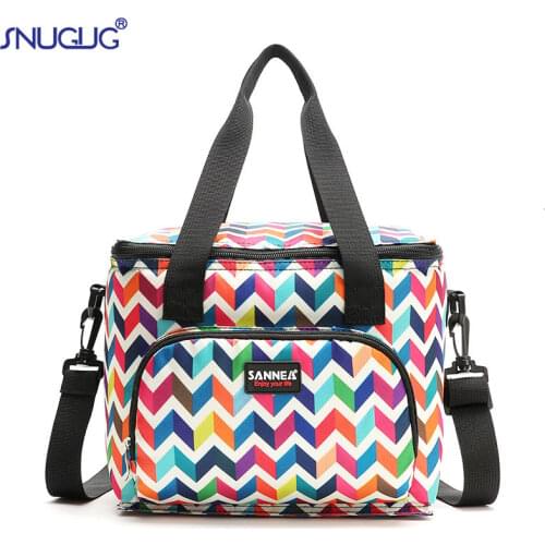 Waterproof Fabric Cooler Bag For Food Fridge Bag Outdoor Women Picnic Box Man Picnic Bag High Capacity Insulated Lunch Bag Men