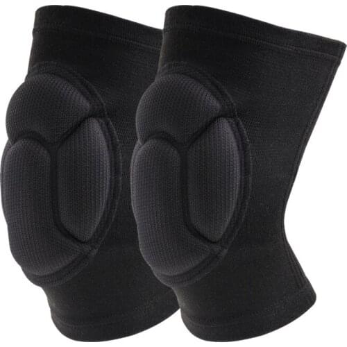 1 Pair Thickening Football Volleyball Sports Knee Pads Brace Support Cycling Knee Protector Turtle Shell Sponge Kneepad