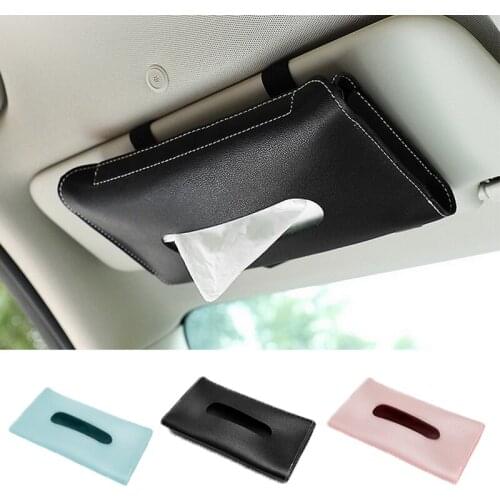 1 Pcs Car Tissue Box Towel Sets Car Sun Visor Tissue Box Holder Auto Interior Storage Decoration for BMW Car Accessories