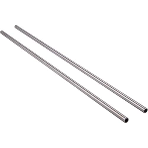 2Pcs 304 Stainless Steel Capillary Tube Pipe OD 10mm x 8mm ID Length 500mm