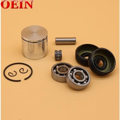 38mm & 40mm Piston Ring Crank Ball Bearing Oil Seals Fit For HUSQVARNA 36 136 136LE 137 137e 41 141 142 142e Chainsaw Parts