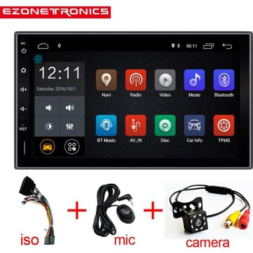 2 Din Android Car Radio Stereo 7"Universal Car GPS Navigation Wifi Bluetooth USB DVR Radio Audio Player no DVD kits Player