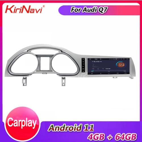 KiriNavi 10.25" Touch Screen Android 9.0 Car Radio Auto Gps Navigator For Audi Q7 Car Dvd Multimedia Player Stereo 4G 2007-2015