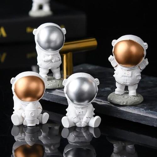 Astronaut Action Figure Statue Figurine Spaceman desktop Decor Astronaut Toys Outer Space Themed Decoration Gift for kid adults
