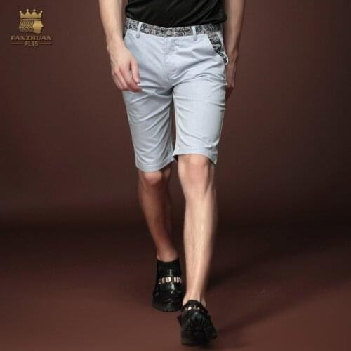 FANZHUAN Free Shipping fashion casual male Mens Summer youth five pure color Korean slim thin On Sale 15918 shorts