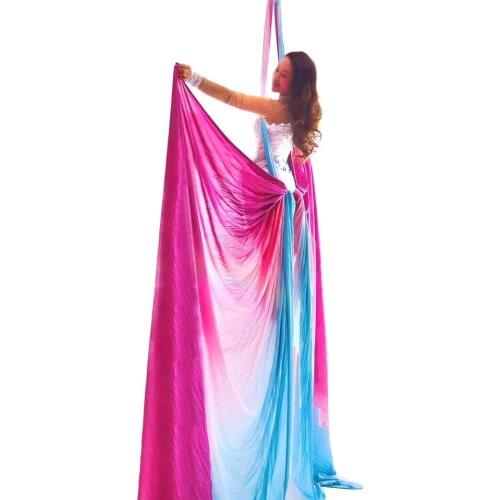 PRIOR FITNESS Aerial Yoga Hammock Fitness High Quality 7Meters 100% Nylon Yoga Fabric By Dance Yoga exercise