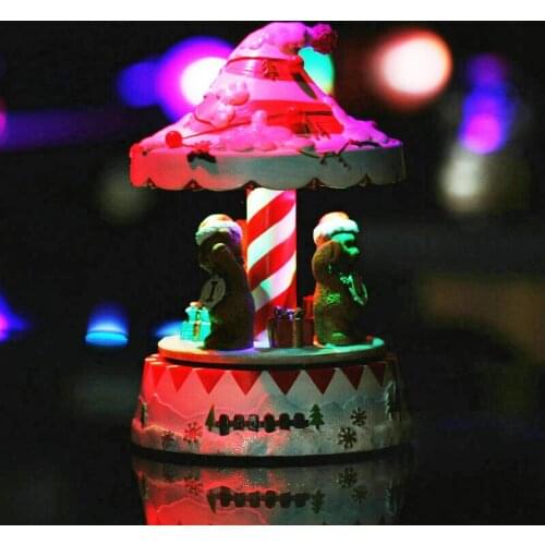Carousel light crafts light up birthday gift girls Christmas gift