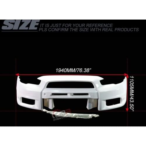 Suit For Modification the of Front Bumper with Evo 10 Varis Wide Body Resin Fiber