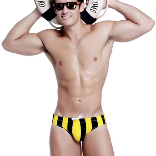 Sexy stripe swimwear men swim shrots summer beach shorts board surfing swimming trunk pool men swimsuits sunga swim bikinis