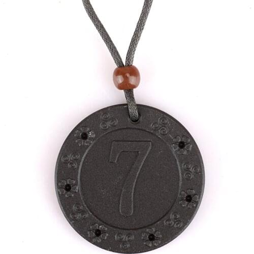 Quantum Pendant Scalar Energy Ion Necklace Energy Ions Health Jewelry Lava Stone Charm Digit Pendants 5g protection stones