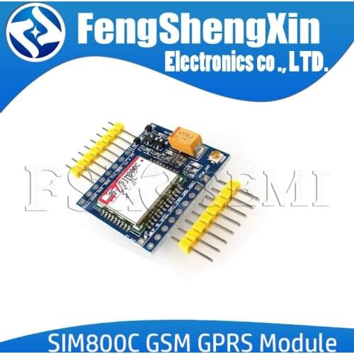 1PCS SIM800C GSM GPRS Module Development Board IPEX with Bluetooth TTL TTS STM32 for Arduino C51 5V 3.3V