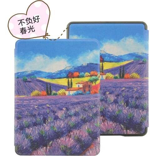 Fashion Kindle Smart Folio PU Leather Cover For kindle paperwhite10 generation 2018 case cover